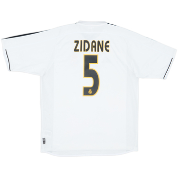 2003-04 Real Madrid Camiseta Local Zidane #5 - 6/10 - (M)