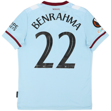 2021-22 West Ham Away Shirt Benrahma #22 - 7/10 - (L)