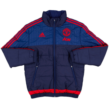 2015-16 Manchester United adidas Padded Jacket - 8/10 - (M/L)