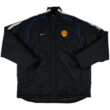 2002-03 Manchester United Nike Padded Bench Coat - 9/10 - (XL)