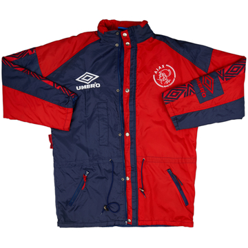 1993-94 Ajax Umbro Padded Bench Coat - 5/10 - (L)