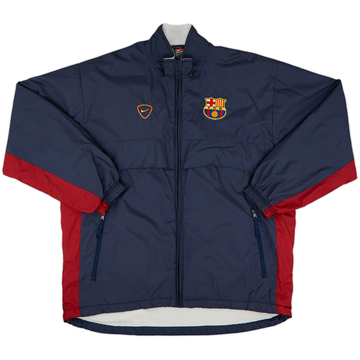 2000-01 Barcelona Nike Padded Bench Coat - 8/10 - (L)