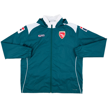 2013-14 Morecambe Fila Hooded Rain Jacket - 7/10 - (XXL)