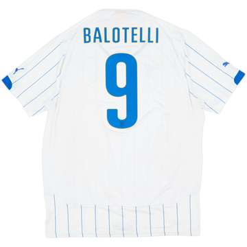 2014-15 Italy Away Shirt Balotelli #9 - 6/10 - (XL)