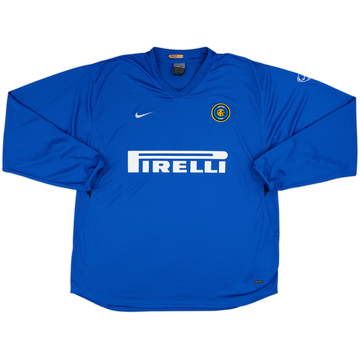 2004-05 Inter Milan Nike Training L/S Shirt - 9/10 - (XL)