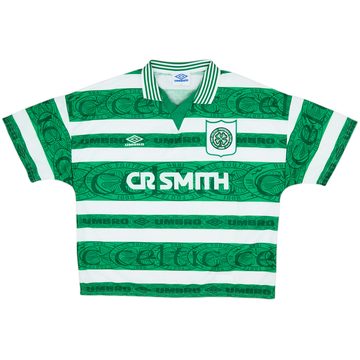1995-97 Celtic Home Shirt - 8/10 - (XL)
