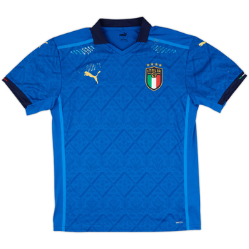 2020-21 Italy Authentic Home Shirt - 5/10 - (L)