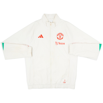2023-24 Manchester United adidas Youth Player Issue Track Jacket #3 - 6/10 - (M)
