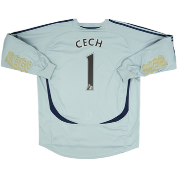 2007-08 Chelsea Player Issue GK Shirt Cech #1 - 7/10 - (XL)
