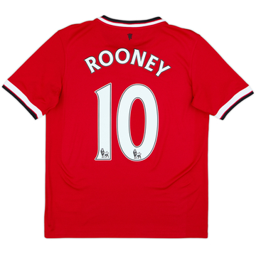2014-15 Manchester United Home Shirt Rooney #10 - 10/10 - (XL.Boys)