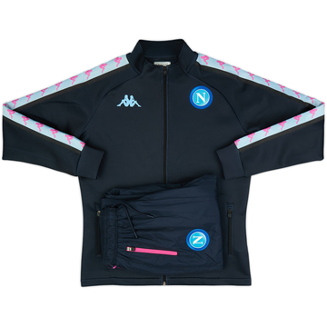 2020-21 Napoli Kappa Tracksuit - 8/10 - (L)
