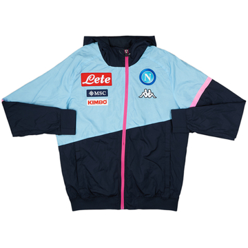 2020-21 Napoli Kappa Hooded Track Jacket - 8/10 - (L)