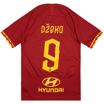 2019-20 Roma Home Shirt Dzeko #9 - 10/10 - (S)