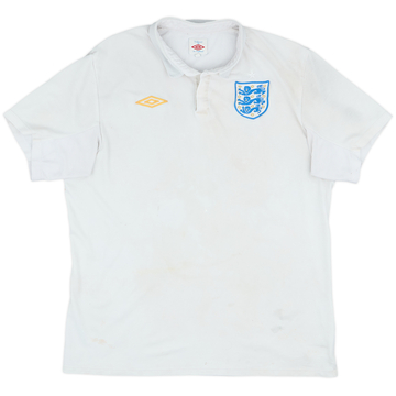 2009-10 England Home Shirt - 3/10 - (L)