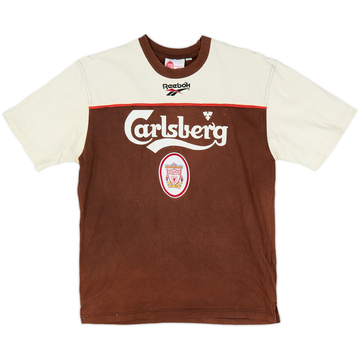 1996-97 Liverpool Reebok Cotton Tee - 4/10 - (L)