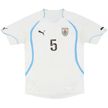 2010-11 Uruguay Away Shirt #5 - 5/10 - (M)