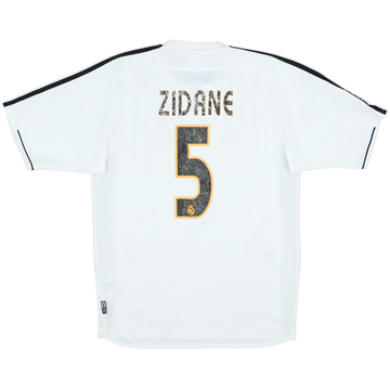 2003-04 Real Madrid Home Shirt Zidane #5 - 5/10 - (S)