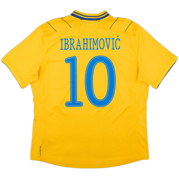 2012-13 Sweden Home Shirt Ibrahimovic #10 - 8/10 - (XL)