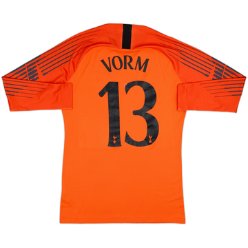 2018-19 Tottenham Authentic GK Shirt Vorm #13 - 6/10 - (L)