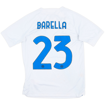 2023-24 Inter Milan Away Shirt Barella #23 - 6/10 - (XL.Boys)