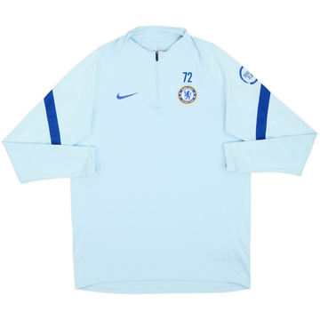 2020-21 Chelsea Player Issue Nike 1/4 Zip Training Top #72 - 7/10 - (L)