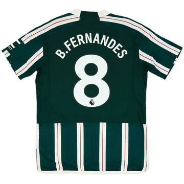 Camiseta auténtica de visitante del Manchester United 2023-24 B.Fernandes #8 - 10/10 - (L)
