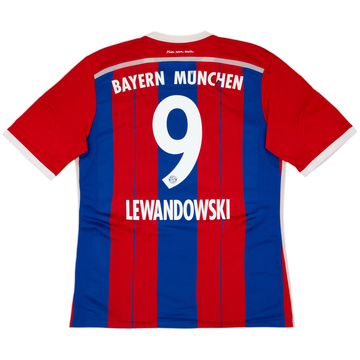 2014-15 Bayern Munich Home Shirt Lewandowski #9 - 6/10 - (L)