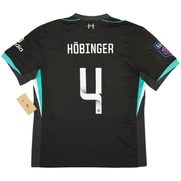 2024-25 Liverpool Women Away Shirt Hobinger #4 (Men's L)