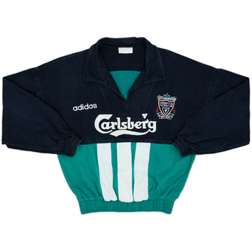 1993-95 Liverpool adidas Drill Top - 8/10 - (Y)