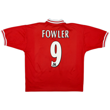 1996-98 Liverpool Home Shirt Fowler #9 - 6/10 - (L)