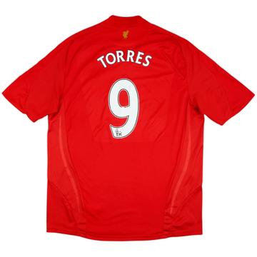 2008-10 Liverpool Home Shirt Torres #9 - 6/10 - (XL)