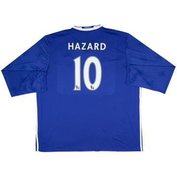 2016-17 Chelsea Home L/S Shirt Hazard #10 - 10/10 - (3XL)