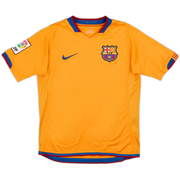 2006-08 Barcelona Away Shirt Ronaldinho #10 - 4/10 - (S.Boys)