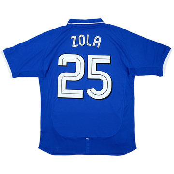 2001-03 Chelsea Home Shirt Zola #25 - 10/10 - (M)