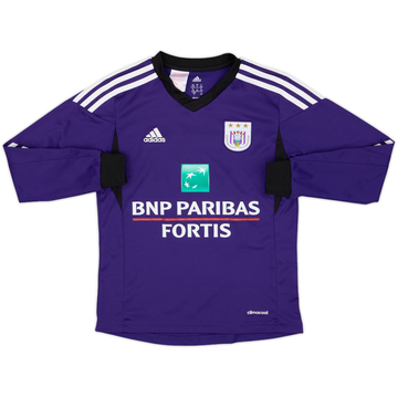 2013-14 Anderlecht Home L/S Shirt #21 - 10/10 - (S.Boys)