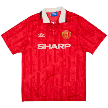 1992-94 Manchester United Home Shirt - 5/10 - (L)