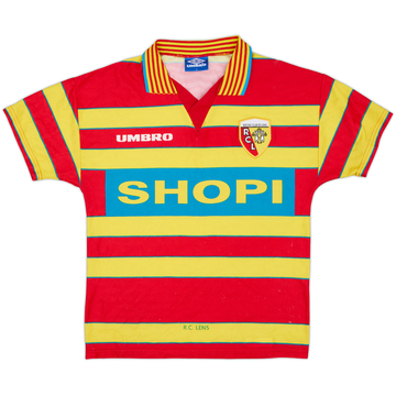 1996-97 Lens Home Shirt - 8/10 - (Y)
