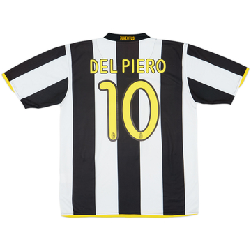2008-09 Juventus Home Shirt Del Piero #10 - 7/10 - (M)