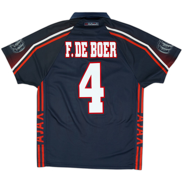 1997-98 Ajax Away Shirt F.De Boer #4 - 8/10 - (M)