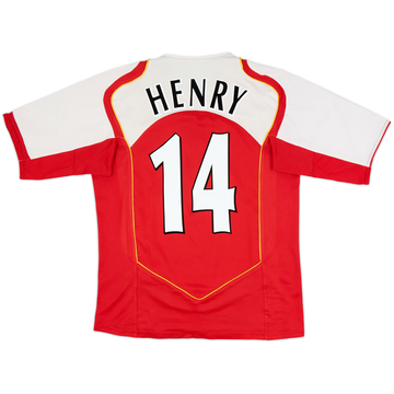 2004-05 Arsenal Home Shirt Henry #14 - 7/10 - (L)