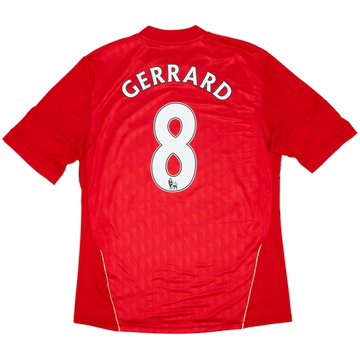 2010-12 Liverpool Home Shirt Gerrard #8 - 6/10 - (L)
