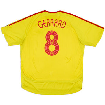 2006-07 Liverpool Camiseta de Visitante Gerrard #8 - 6/10 - (XXL)
