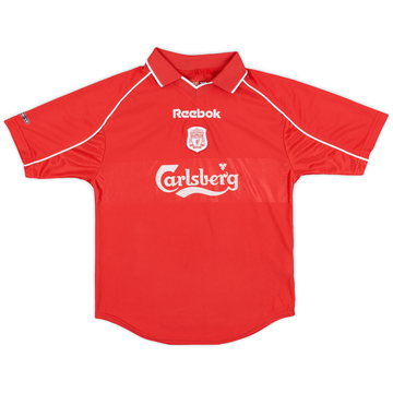 2000-02 Liverpool Home Shirt - 9/10 - (M.Boys)