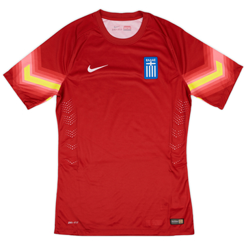 2014-15 Greece Authentic GK S/S Shirt - 9/10 - (M)