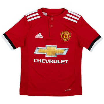 2017-18 Manchester United Home Shirt - 6/10 - (S.Boys)