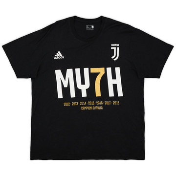 Juventus 2018 adidas Graphic Tee - 7/10 - (XL)