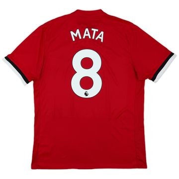 2017-18 Manchester United Home Shirt Mata #8 - 7/10 - (L)