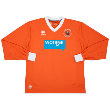 2013-15 Blackpool Home L/S Shirt - 8/10 - (L)