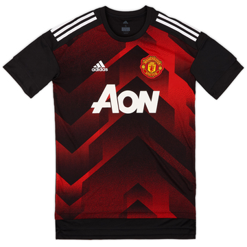 2017-18 Manchester United adidas Training Shirt - 8/10 - (S)