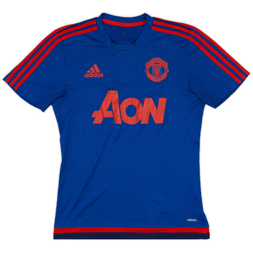 2015-16 Manchester United adizero Training Shirt - 8/10 - (S)